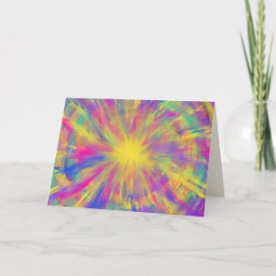 Cartes Pour Fêtes Annuelles Etoile colorée de Merveilles Noël Art moderne chré