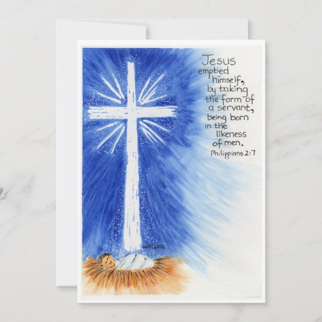Cartes Pour Fêtes Annuelles Étoile de la Nativité (Devant)