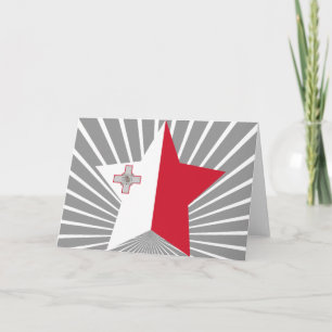 Cartes Pour Fêtes Annuelles Étoile de Malte