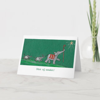 Cartes Pour Fêtes Annuelles Étoile de merveille !