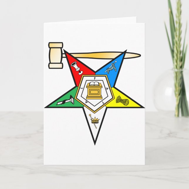 Cartes Pour Fêtes Annuelles Étoile orientale après des articles d'infirmière (Devant)