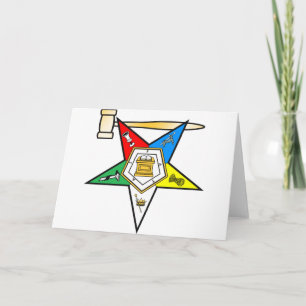 Cartes Pour Fêtes Annuelles Étoile orientale après des articles d'infirmière