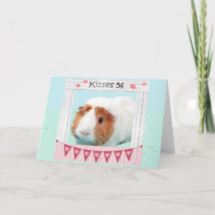 Cartes Pour Fêtes Annuelles Étreintes et baisers porcins