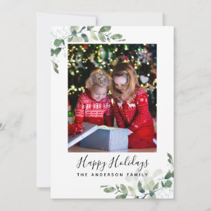 Cartes Pour Fêtes Annuelles Eucalyptus Photo Joyeuses Fêtes