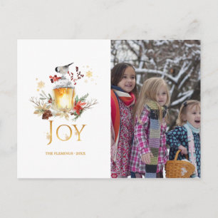 Cartes Pour Fêtes Annuelles Evergreen - Bois hivernal de Noël Photo