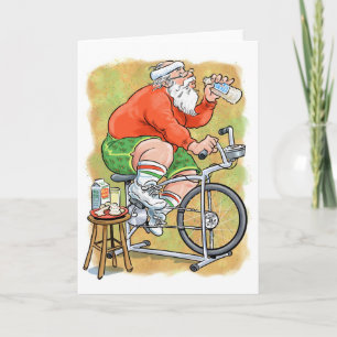 Cartes Pour Fêtes Annuelles Exercice Père Noël