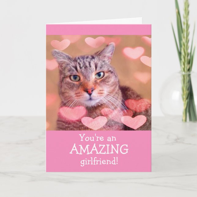 Cartes Pour Fêtes Annuelles Extraordinaire amie Saint Valentin (Devant)
