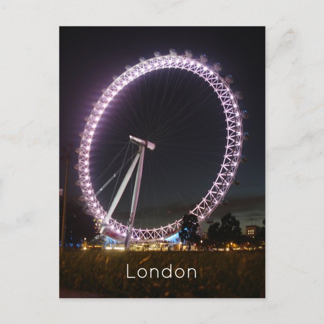 Cartes Pour Fêtes Annuelles Eye de Londres (Devant)