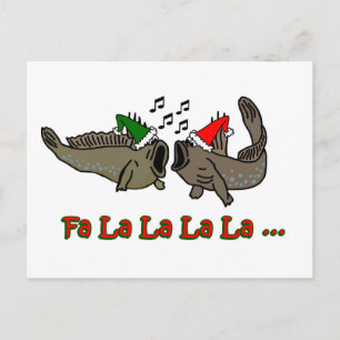 Cartes Pour Fêtes Annuelles Fa La La Christmas Mudskipper Fish