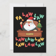 Fa Law Law Drôle Avocat Santa Juge Noël