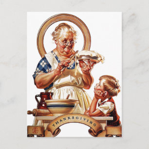 Cartes Pour Fêtes Annuelles Fabrication de tartes d'action de grâce