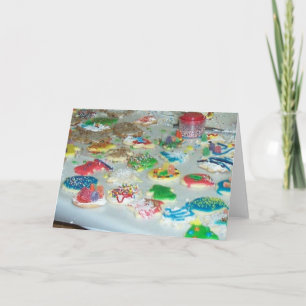 Cartes Pour Fêtes Annuelles Fabrication des biscuits de Noël