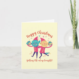 Cartes Pour Fêtes Annuelles Fabriqué sur mesure Joyeux Noël Fantastique elfes