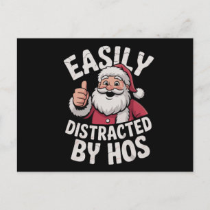 Cartes Pour Fêtes Annuelles Facilement distrait par Hos Funny Christmas Party