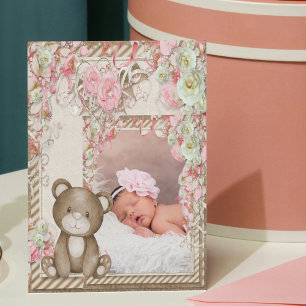 Cartes Pour Fêtes Annuelles Faire connaissance avec notre nouveau bébé - Annon