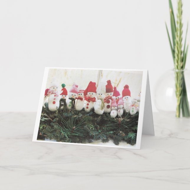 CARTES POUR FÊTES ANNUELLES **FAIRE DE NOUVEAUX SOUVENIRS / FAMILLE & AMIS** (Devant)