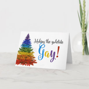 Cartes Pour Fêtes Annuelles Faire de Yuletide Gay !