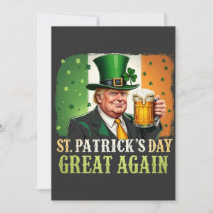 Cartes Pour Fêtes Annuelles Faire que la Saint-Patrick soit grande à nouveau T