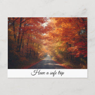 Cartes Pour Fêtes Annuelles Faites Un Voyage En Sécurité