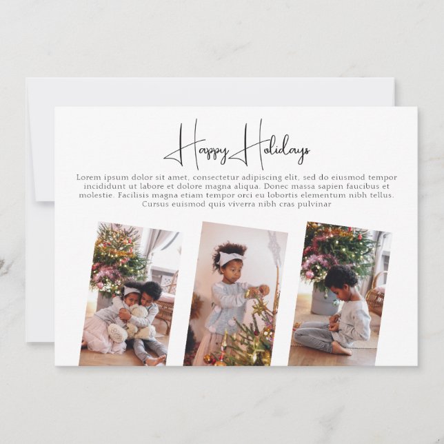 Cartes Pour Fêtes Annuelles Faites votre propre collection photo Noël personna (Devant)