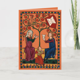 Cartes Pour Fêtes Annuelles Famille Heureuse