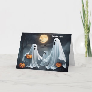 Cartes Pour Fêtes Annuelles Fantôme Joyeux Halloween
