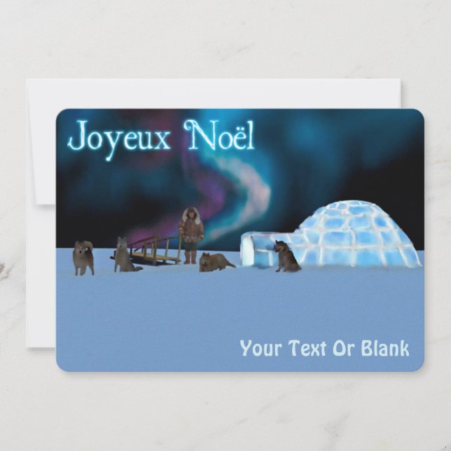 Cartes Pour Fêtes Annuelles Far North Christmas - Joyeux Noё l (Devant)