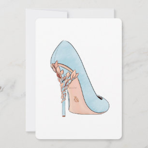 Cartes Pour Fêtes Annuelles Fashion Blueshoe par aquarelle