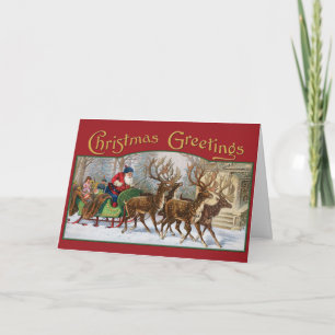 Cartes Pour Fêtes Annuelles Father Christmas