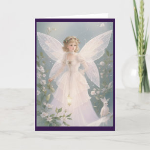 Cartes Pour Fêtes Annuelles Fée de Noël victorienne Vintage rétro