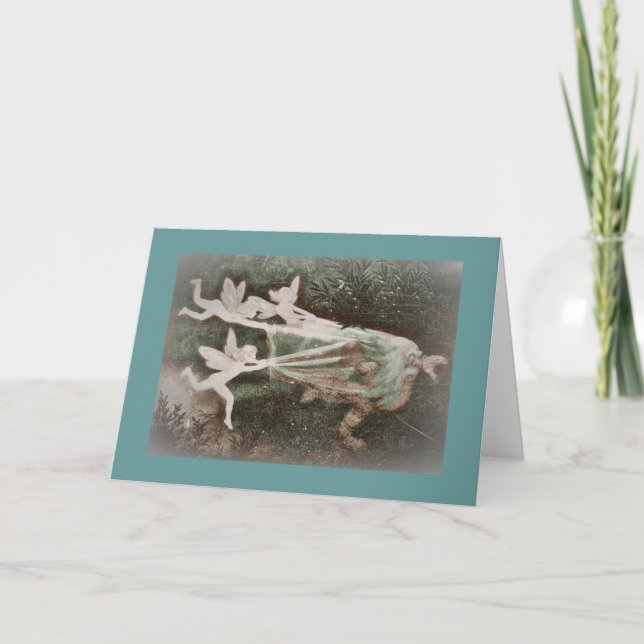 Cartes Pour Fêtes Annuelles Féeries à couver Nisse (gnome) (Devant)