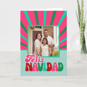 Cartes Pour Fêtes Annuelles Feliz Navidad - Maximaliste lumineux