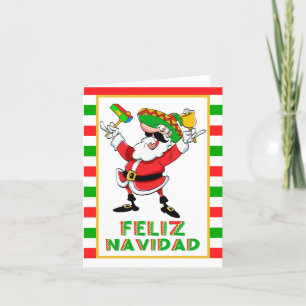Cartes Pour Fêtes Annuelles Feliz Navidad Mexique Noël Père Noël