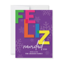 Feliz Navidad Noël coloré
