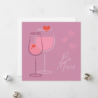 Cartes Pour Fêtes Annuelles Felt card Be mine