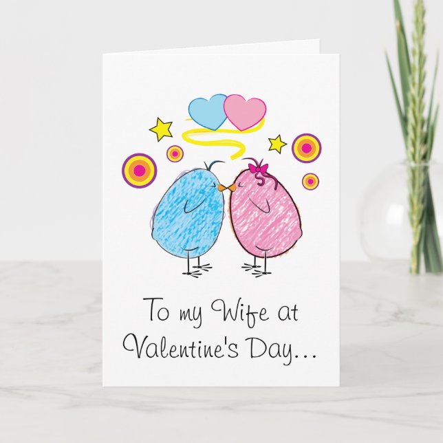 Cartes Pour Fêtes Annuelles Femme de la Saint Valentin (Devant)