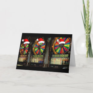 Cartes Pour Fêtes Annuelles Fentes de Noël à Las Vegas