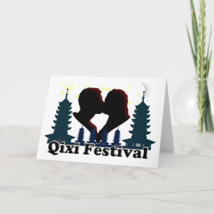 Cartes Pour Fêtes Annuelles Festival de Qixi - Saint-Valentin chinois