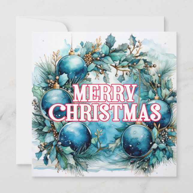 Cartes Pour Fêtes Annuelles Festive Christmas Decoration Collage (Devant)