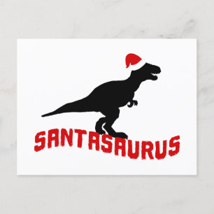 Cartes Pour Fêtes Annuelles Festive Christmas dinosaur prehistoric