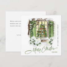 Festive Country House Christmas Corporate Greeting