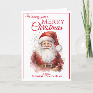 Cartes Pour Fêtes Annuelles Festive Jolly Père Noël Joyeux Noël