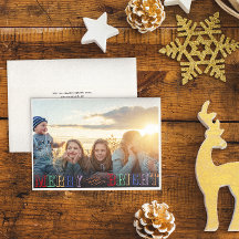 Festive Joyeux et lumineux Noël Photo Holiday