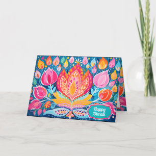 Cartes Pour Fêtes Annuelles Festivist Diwali Salutations