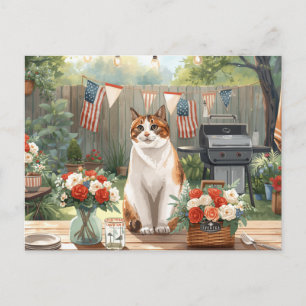 Cartes Pour Fêtes Annuelles Fête de barbecue du Jour de l'Indépendance du 4 ju