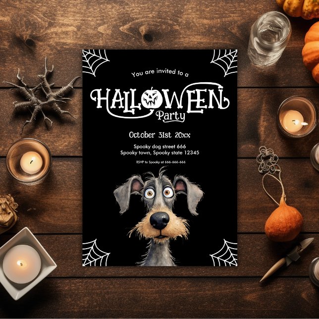 Cartes Pour Fêtes Annuelles Fête de l'Amoureux des chiens Halloween (Créateur téléchargé)