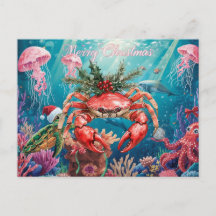 Fête de Noël sous la mer 