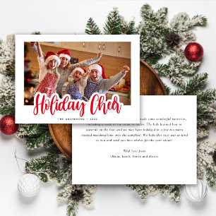 Cartes Pour Fêtes Annuelles Fête de Noël Typographie
