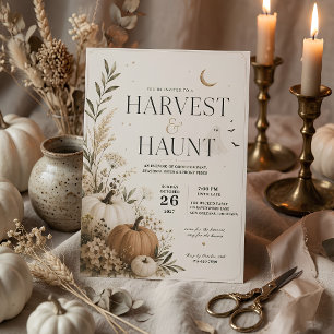 Cartes Pour Fêtes Annuelles Fête de récolte et de Halloween Harvest & Haunt