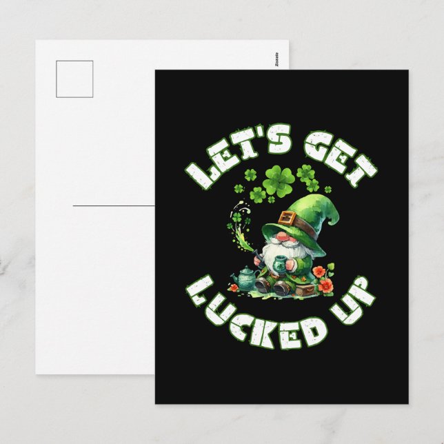 Cartes Pour Fêtes Annuelles fête de saint patrick (Devant / Derrière)